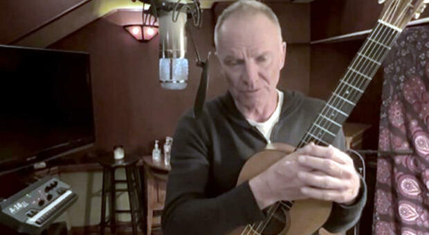 Il musicista e attore britannico Sting, 70 anni