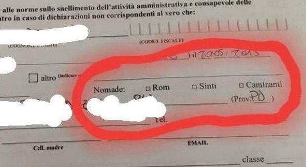 Scuola elementare richiede l'etnia ai bimbi nomadi: «Sei sinti o rom?». Bufera in Veneto