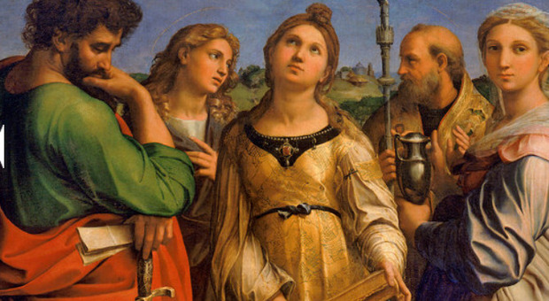 Santo del giorno oggi 22 novembre: Santa Cecilia, la patrona della musica che il boia non riuscì a decapitare. Il capolavoro di Raffaello
