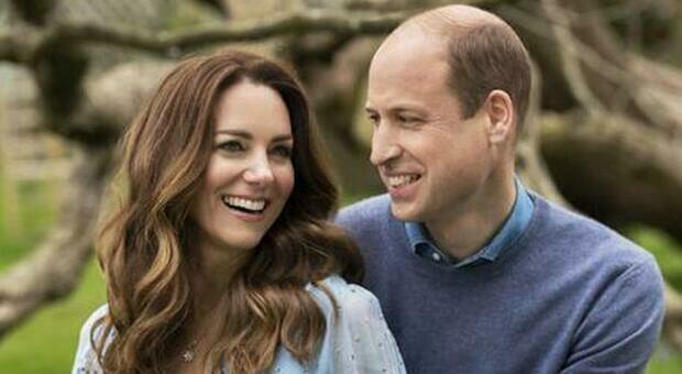 Il principe William e Kate Middleton (Ansa)