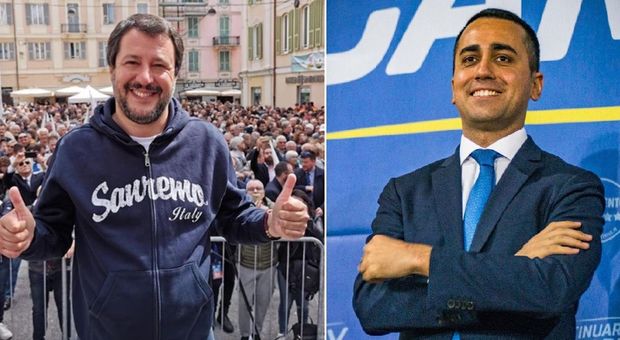 Salvini: Europee referendum per Lega. Di Maio: l'ultimo a parlare così fu Renzi
