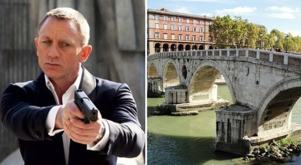 James Bond, tutti i ciak di 007 a Roma Su Ponte Sisto la scena clou di "Spectre"