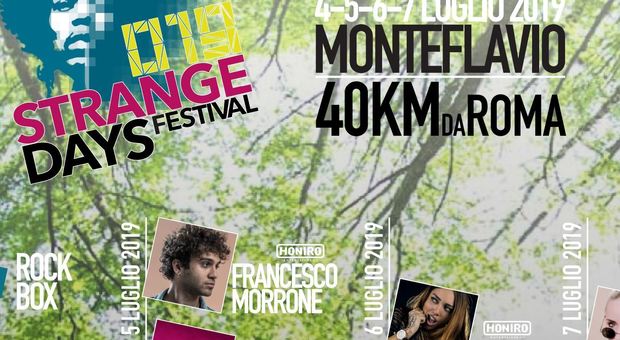 Monteflavio, musica d'autore fino al 7 luglio con il festival Strange Days