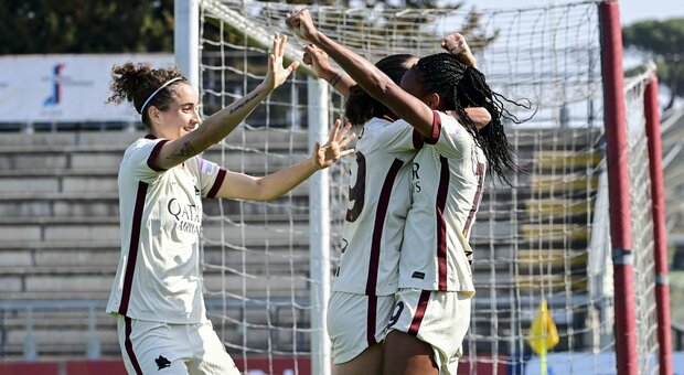 Roma femminile, 2-0 all'Empoli: decidono Lazaro e Giugliano. Giallorosse quarte