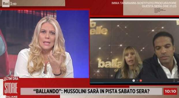 Alessandra Mussolini in lacrime dopo la caduta a Ballando con le Stelle: «Perdo sangue, non so se potrò fare le prove»