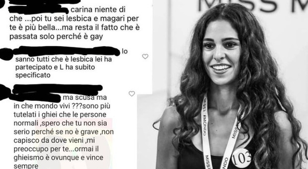 Miss Mondo, insulti social alla finalista Erika Mattina: «Sei lì solo perché sei lesbica»