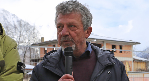 Il sindaco di Amatrice, Filippo Palombini