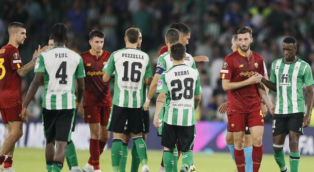 Real Betis-Roma 1-1, le pagelle: Belotti il migliore (7), Camara deve crescere (6,5), Abraham rari gli squilli (6)
