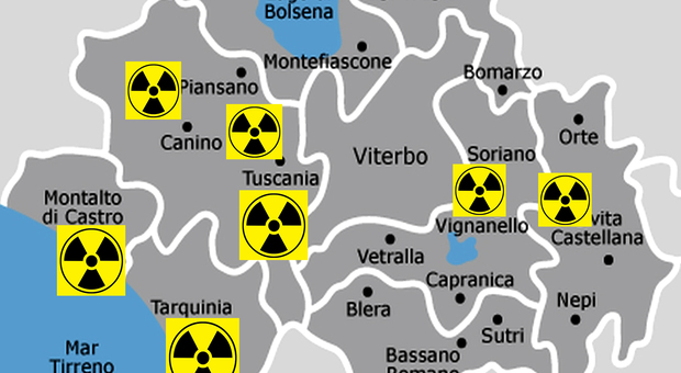Viterbese terra dei rifiuti radioattivi: fronte unico dei Comuni, delibere e mozioni in arrivo