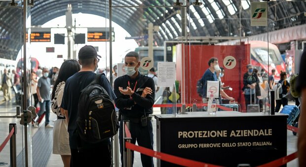 No Green pass, oggi treni a rischio: 54 stazioni presidiate in tutta Italia