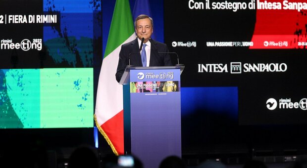 Mario Draghi, il tributo del meeting di Rimini: la platea gli dedica 33 applausi