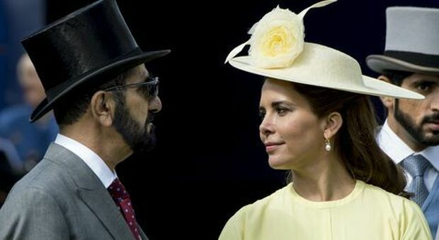 La principessa Haya Bint Hussein e lo sceicco Mohammed
