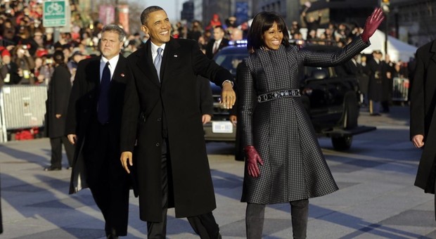 Michelle Obama indossa un paio di stivali J Crew