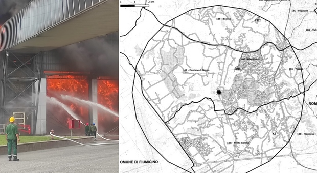 Incendio Malagrotta, rischio diossina: tutte le chiusure e i divieti. La mappa di municipi e strade coinvolte