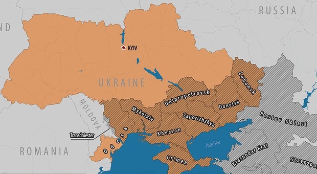Putin vuole formare la "Novorossia", i piani dello zar svelati dal generale di Mosca: «Conquistare dal Donbass alla Transnistria»