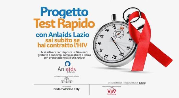 Aids, test rapido gratuito con la saliva all'Anlaids Lazio