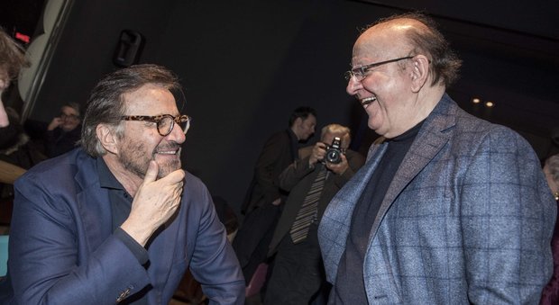 Massimo Boldi e Christian De Sica di nuovo insieme al compleanno di Paolo Conticini
