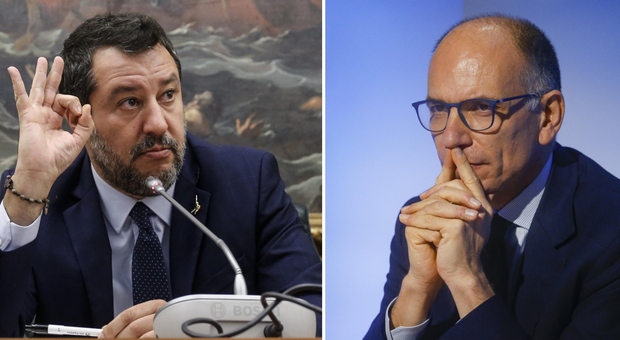 Letta: «Salvini ha superato il limite, a rischio azione governo». La replica: «Il Pd vive su Marte?»
