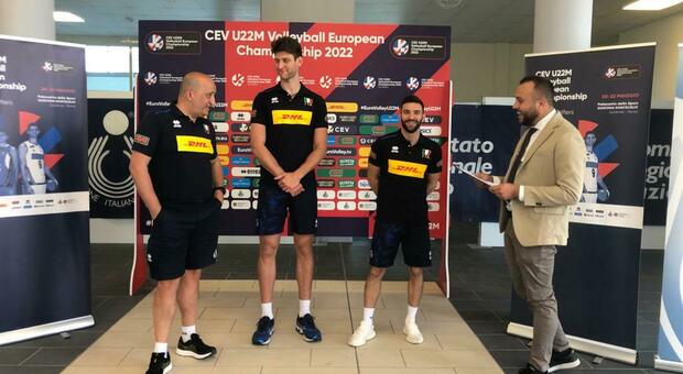 Volley, Tommaso Stefani e Damiano Catania: il "più alto" e il "più basso" testimonial degli Europei under 22