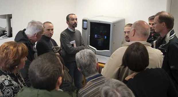La presentazione della stampante 3d a Maratta