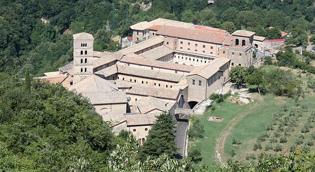 Il Monastero di Santa Scolastica fondato a Subiaco attorno al 550 dopo Cristo