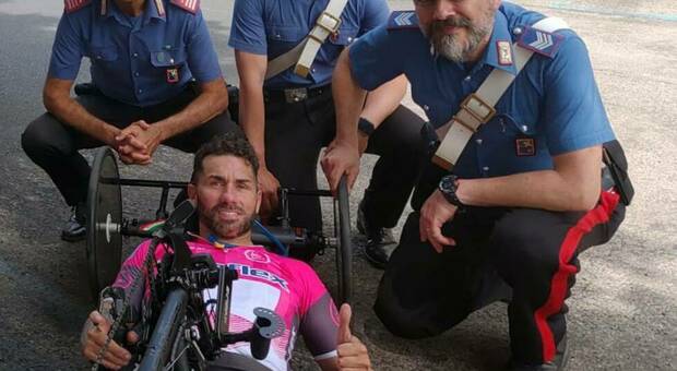 Carabiniere perse le gambe in Afghanistan, ora diventa campione di handbike