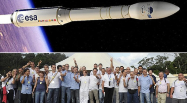 Vega, il primo lancio del razzo italiano da Kourou: l'orgoglio dei tecnici dell'Avio che cantano Fratelli d'Italia