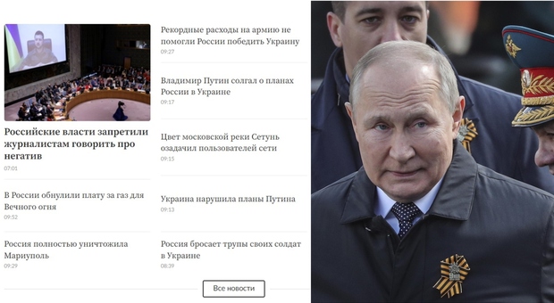 «Putin è paranoico», la rivolta di due giornalisti russi: riempiono il sito filo-Cremlino di articoli contro la guerra
