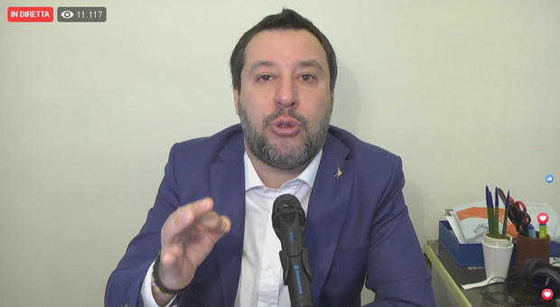 Coronavirus, Salvini: «Referendum per uscire da Ue? Assolutamente comprensibile»