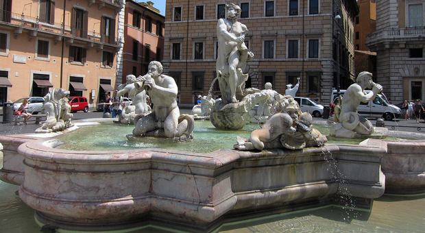 Fontana del Moro a piazza Navona