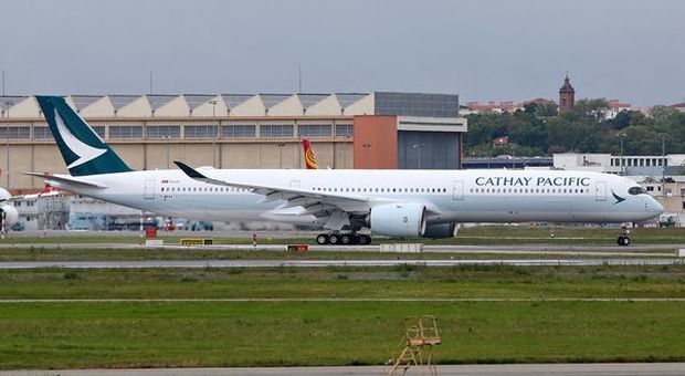 Cathay Pacific, da giugno volo non stop Roma-Hong Kong con l'Airbus A350-1000