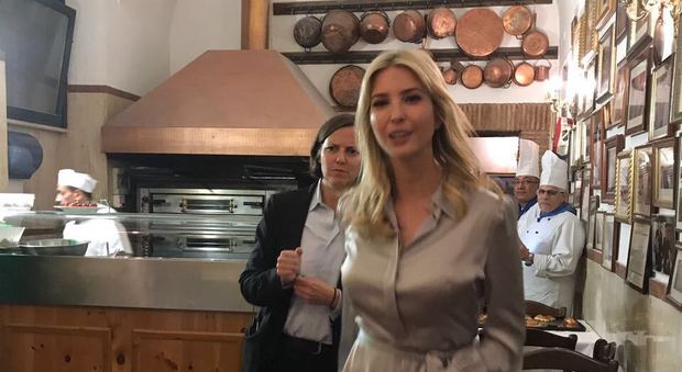 Trump a Roma, Ivanka a cena in centro con il marito