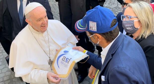 Run for Sla, una delegazione Asi incontra Papa Francesco in Vaticano