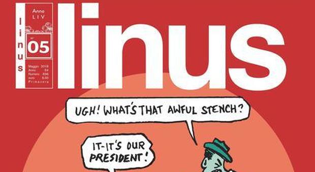 Cover Linus "Maggio" un'opera di Art Spiegelman