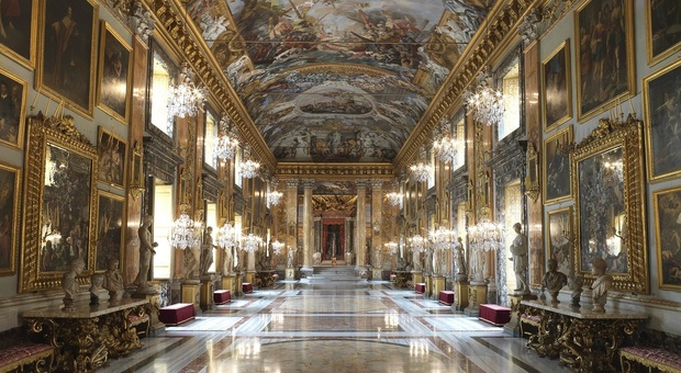 La Sala Grande di Galleria Colonna a Roma