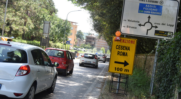 Il traffico sul raccordo di Perugia