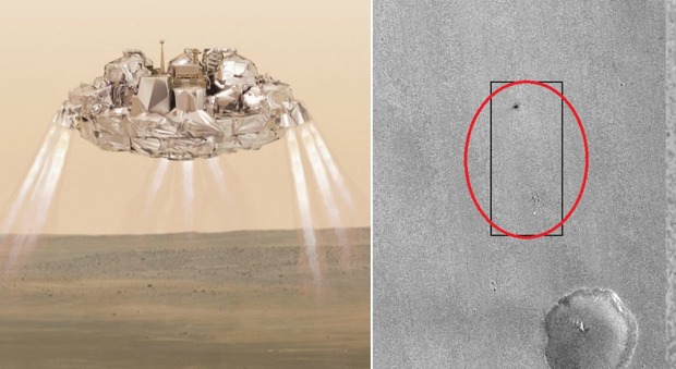 Schiaparelli, lo schianto della sonda su Marte a 300 chilometri orari: fotografato il luogo dell'impatto