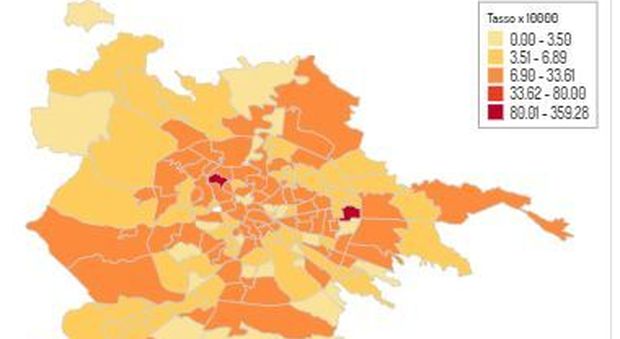 Coronavirus Roma, mappa del contagio nei municipi: record (di positivi) al Tuscolano, pochi casi a Ostiense