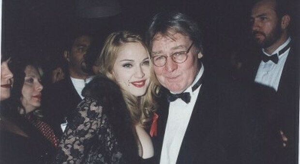 Alan Parker con Madonna per "Evita"