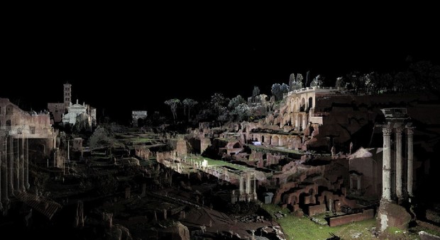 Roma, Palatino superstar iniziano i restauri con il laser scanner