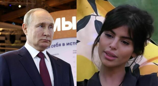 Gf Vip choc, Dana Saber: «Amo Putin, è il mio uomo ideale». Telespettatori indignati: «Squalificatela»