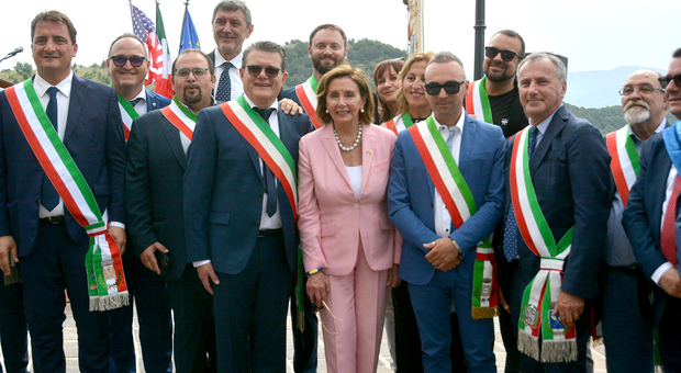 Nancy Pelosi, la commozione nella terra dei nonni in Abruzzo