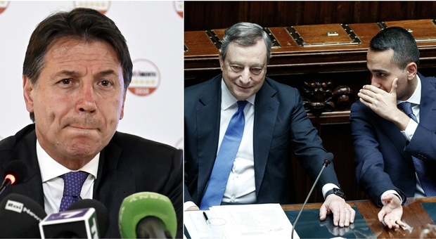 Conte: «Sostegno a Draghi non è in discussione». Tra Di Maio e l'ex premier ora sorride Salvini: i numeri della maggioranza dopo la scissione M5s