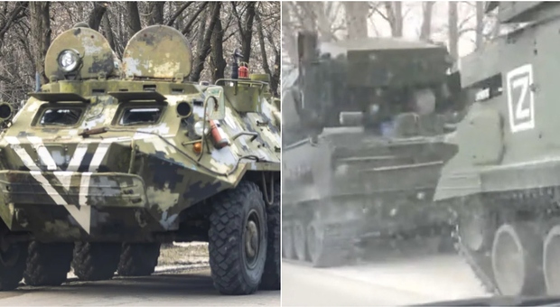 Dalla Z alla O e alla V: cosa vogliono dire le lettere sui tank russi impegnati nella guerra in Ucraina