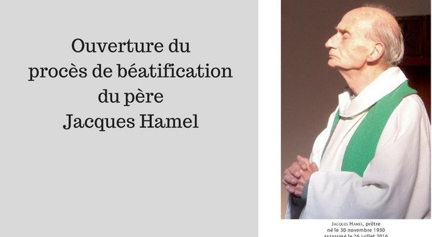 Aperta la beatificazione di padre Jacques, ucciso dall'Isis a Rouen l'anno scorso
