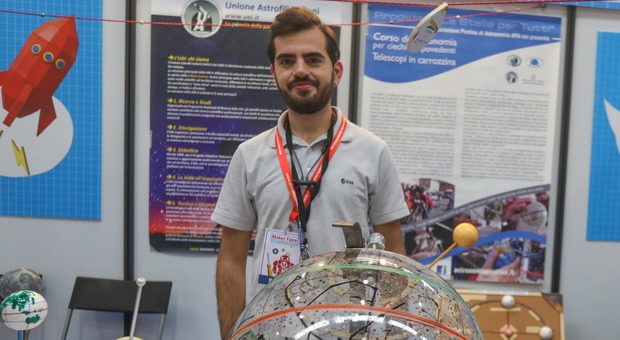 Andrea Alimenti, presidente dell Associazione Pontina di Astronomia (Ag. Toiati/Emanuele Valeri)