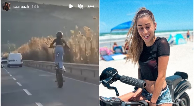 Influencer motociclista, video sulle spiagge (vietate) in Sardegna: è polemica su Sara Aydin. «In Svezia l'avrebbe fatto?»