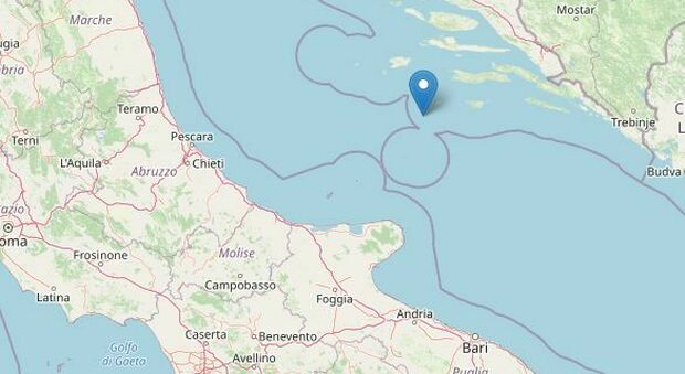 Terremoto in Adriatico, forte scossa di 5.2 in mare, paura tra la gente: «Sentito al Centro-Sud, fino a Roma e Napoli»