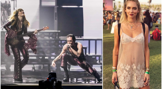 Coachella 2022, i Maneskin sul palco e Chiara Ferragni "scalda" l'esercito glamour