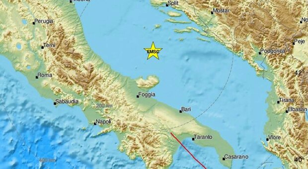Terremoto, scossa avvertita in Campania e Puglia. Esplose sul web le segnalazioni